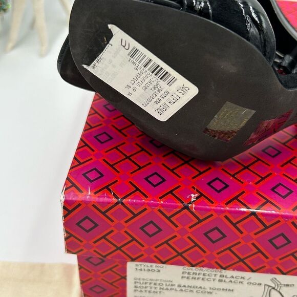 Women’s Tory  Burch Napa patent sandal 100 mm size 6 - Picture 8 of 9